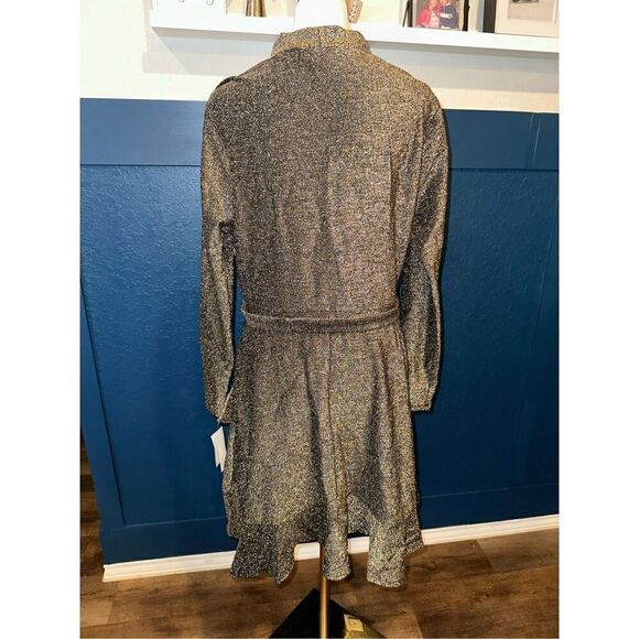 Speechless - juniors' ruffled hem long sleeve dress. - Picture 3 of 7